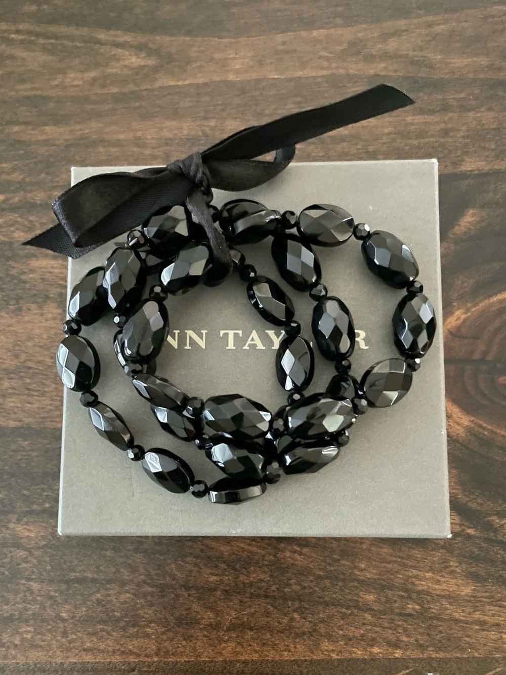 Ann Taylor Multi-Strand Stretch Bracelet Set